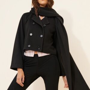 Jules Scarf Cropped Trench Coat